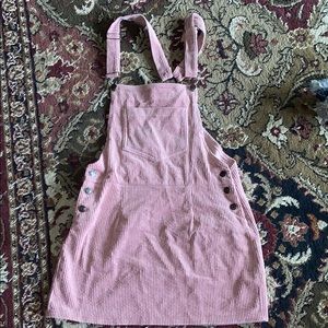 Pacsun pink corduroy dress